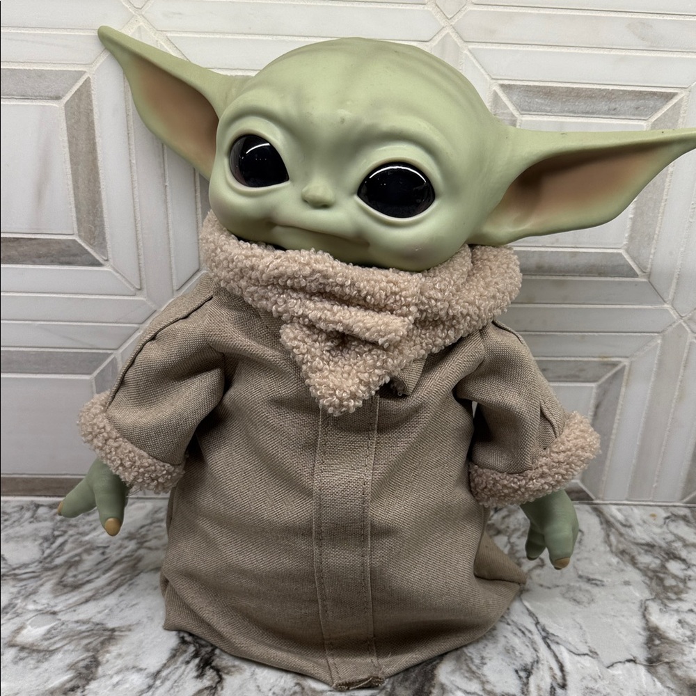 Star Wars Green and Beige Grogu Plush